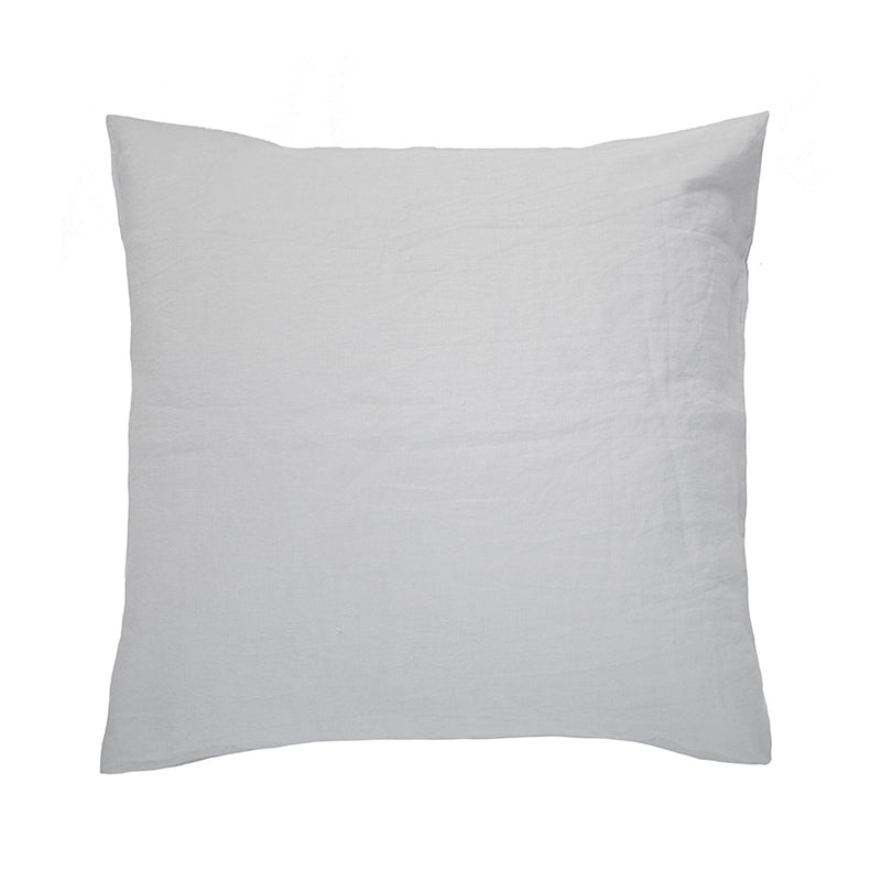 Bambury's Linen Euro Pillowcase Silver