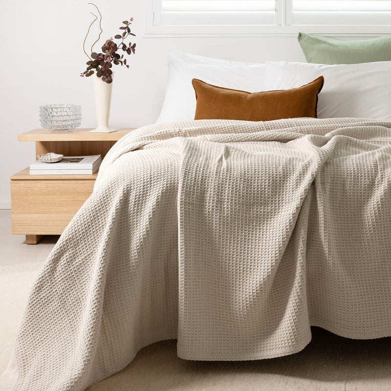 Cotton Waffle Blanket – Bambury - Main Image