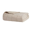 French Flax Linen Quilted Coverlet