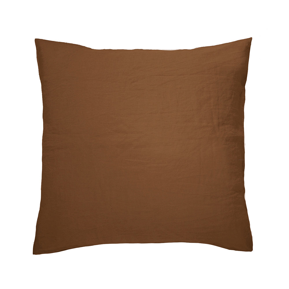 Bambury's Linen Euro Pillowcase Hazel
