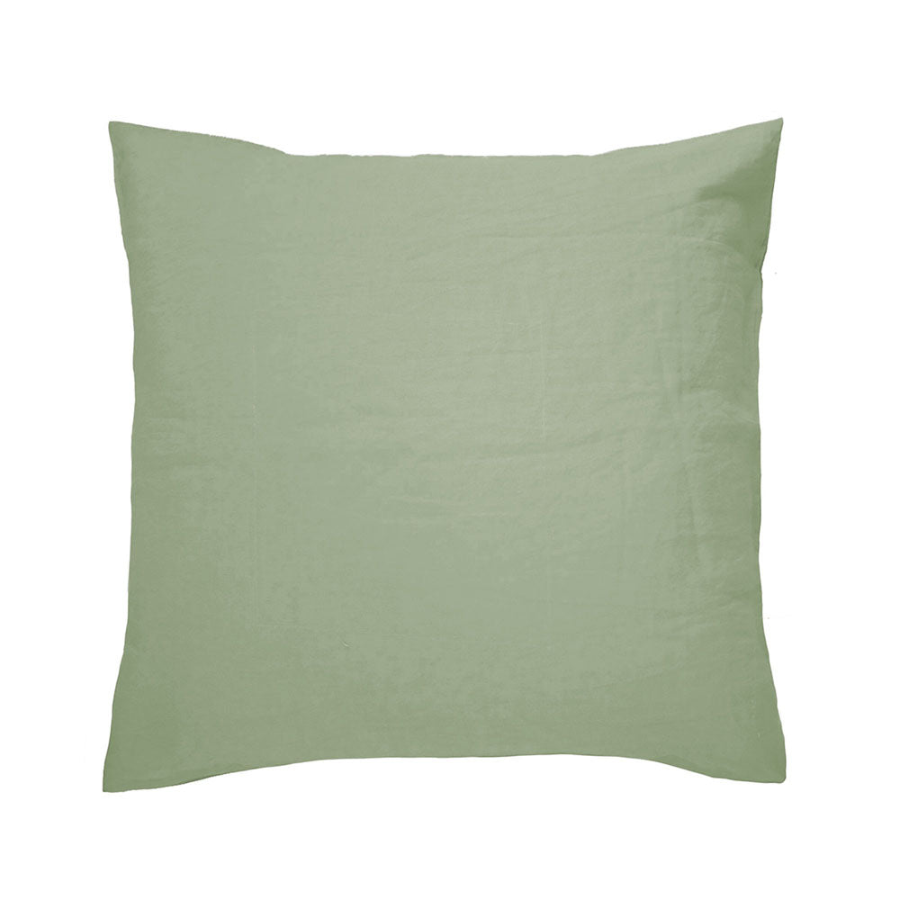 Bambury's Linen Euro Pillowcase Sage