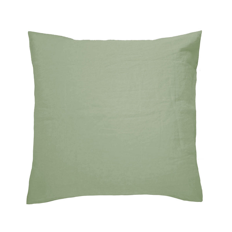 Bambury's Linen Euro Pillowcase Sage