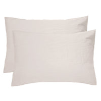 Bambury's Linen Pillowcase Pair Pebble