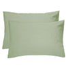 Bambury's Linen Pillowcase Pair Sage