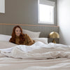 Bambury's French Flax Linen Quilt Cover Set - Pebble