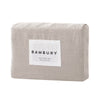 Bambury's French Flax Linen Quilt Cover Set - Pebble