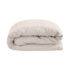 Bambury's French Flax Linen Quilt Cover Set - Pebble