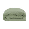 Bambury's French Flax Linen Quilt Cover Set - Sage
