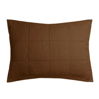 Bambury's Linen Quilted Pillow Sham Hazel