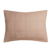 Bambury's Linen Quilted Pillow Sham Tea Rose