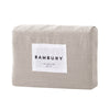 Bambury's French Flax Linen Sheet Set - Pebble