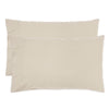 Bambury's Std Temple Organic Cotton Pillowcase Pair Pebble