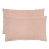 Bambury's Std Temple Organic Cotton Pillowcase Pair Rosewater
