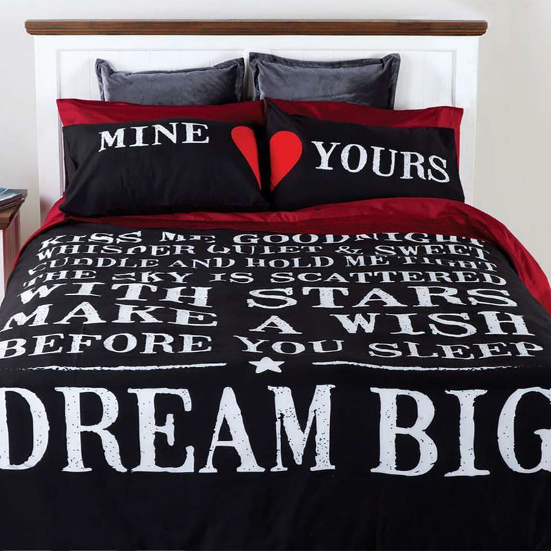 Printed Quilt Cover Set Dream Big