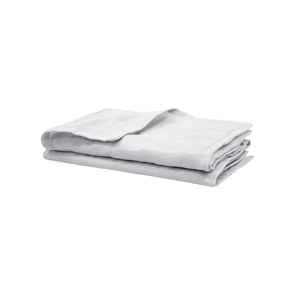 Bambury's Linen 2pc Napkin Set 45x45cm Silver