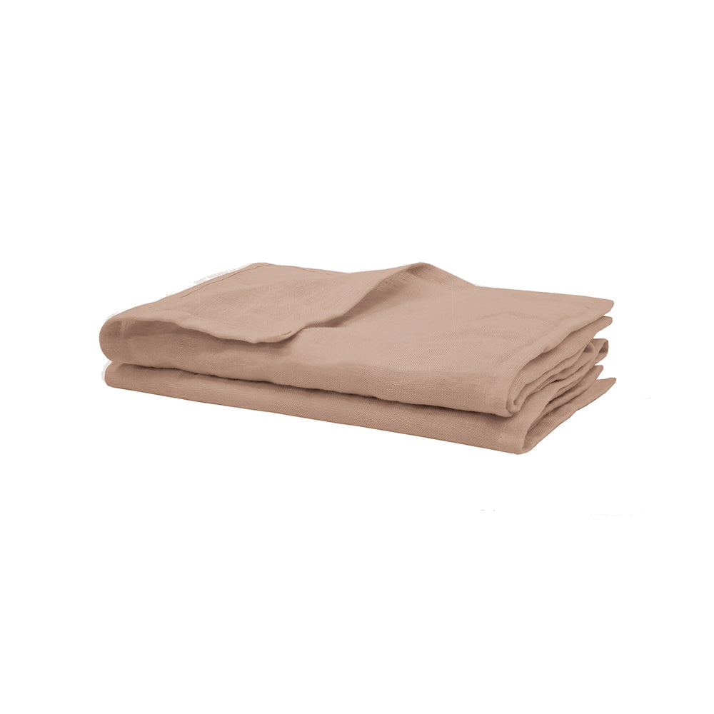Bambury's Linen 2pc Napkin Set 45x45cm Tea Rose