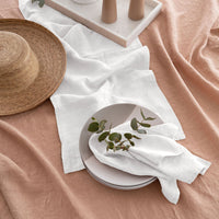Bambury's Linen 2pc Napkin Set 45x45cm White