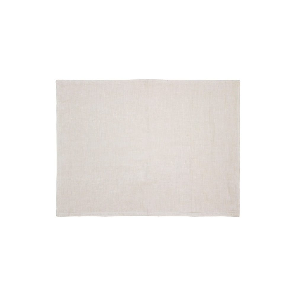 Bambury's Linen Placemat 33x45cm Pebble