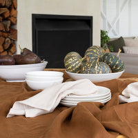 Bambury's Linen Tablecloth 150x275cm Hazel