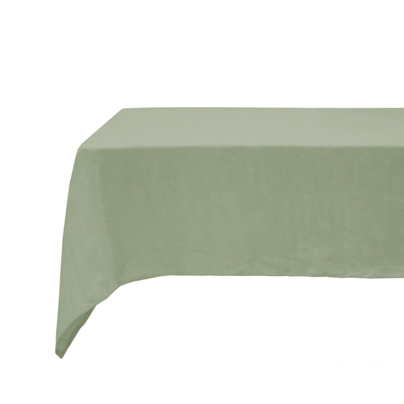 Bambury's Linen Tablecloth 150x275cm Sage