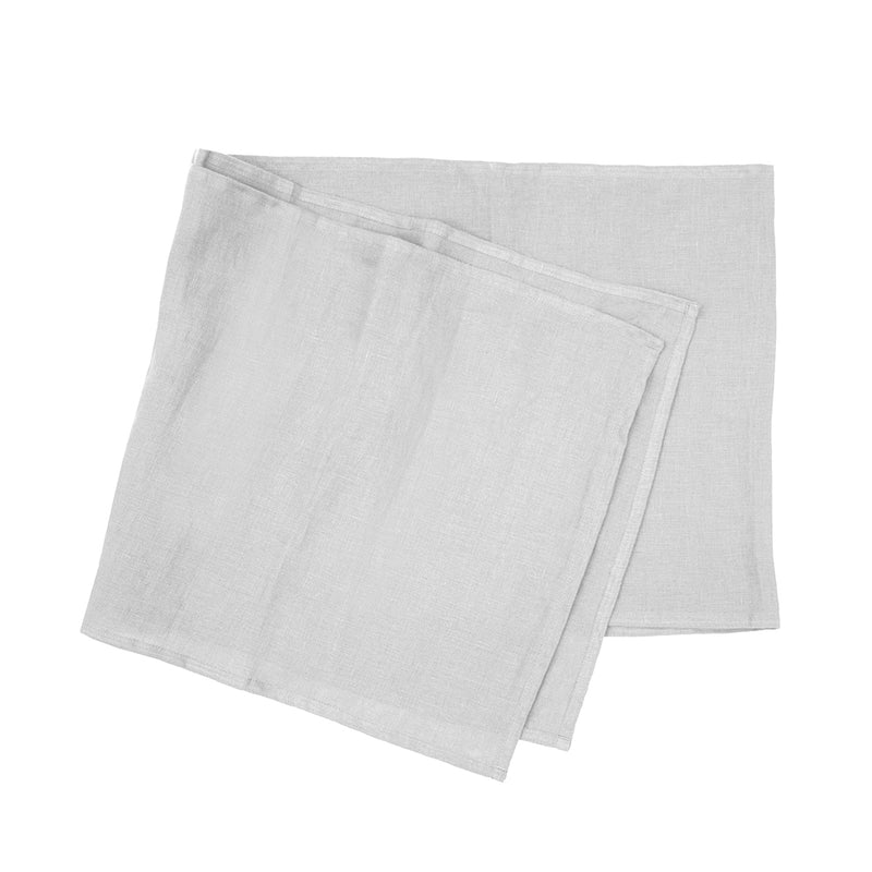 Bambury's Linen Table Runner 35x180cm Silver