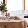 Bambury's Linen Table Runner 35x180cm Tea Rose