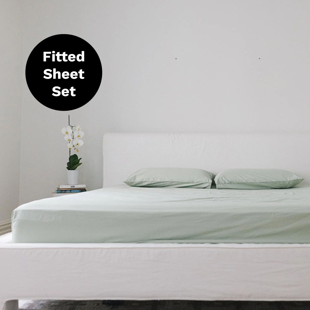 BB Fitted Sheet Set - Sage