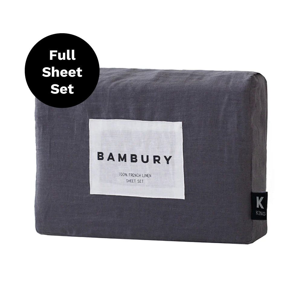 French Flax Linen Sheet Set