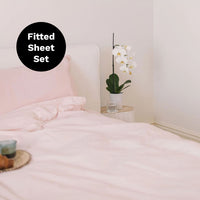 BB Fitted Sheet Set - Pink