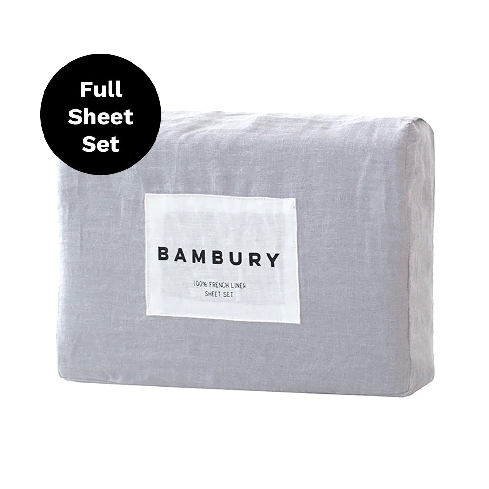 French Flax Linen Sheet Set