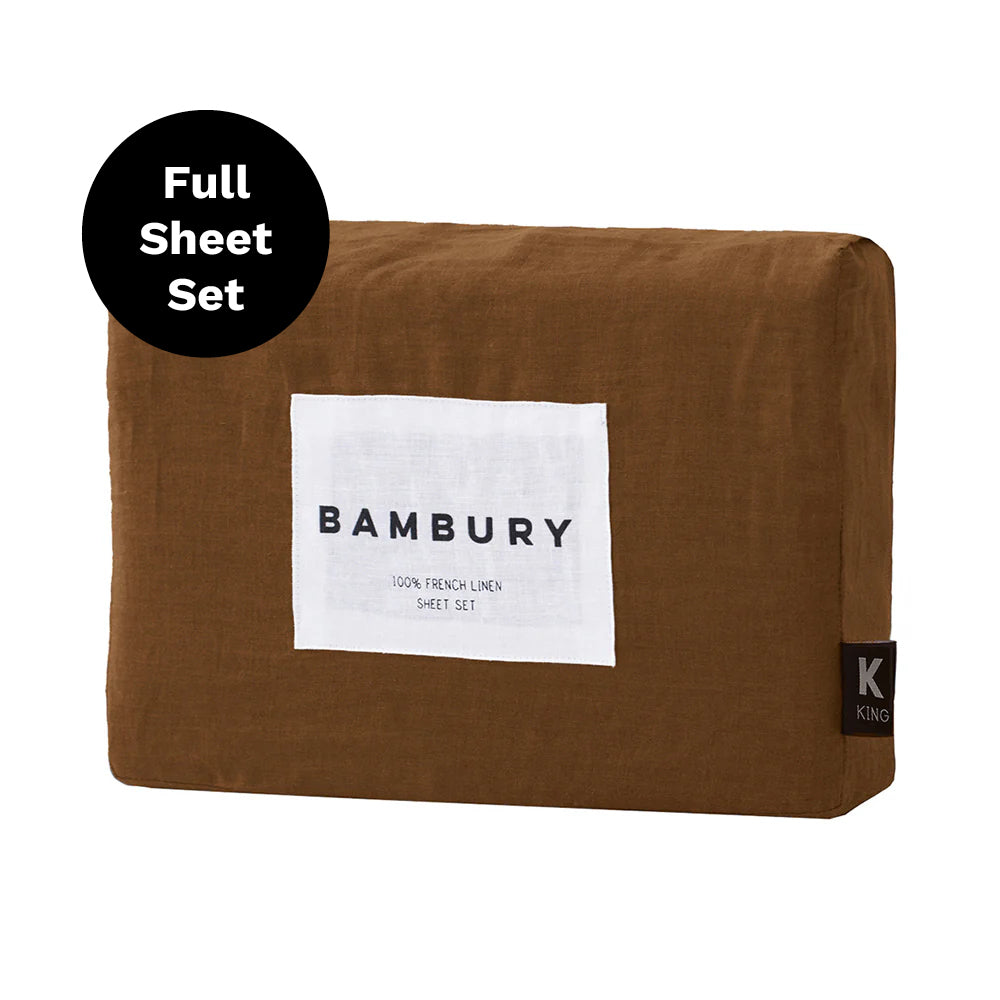 French Flax Linen Sheet Set