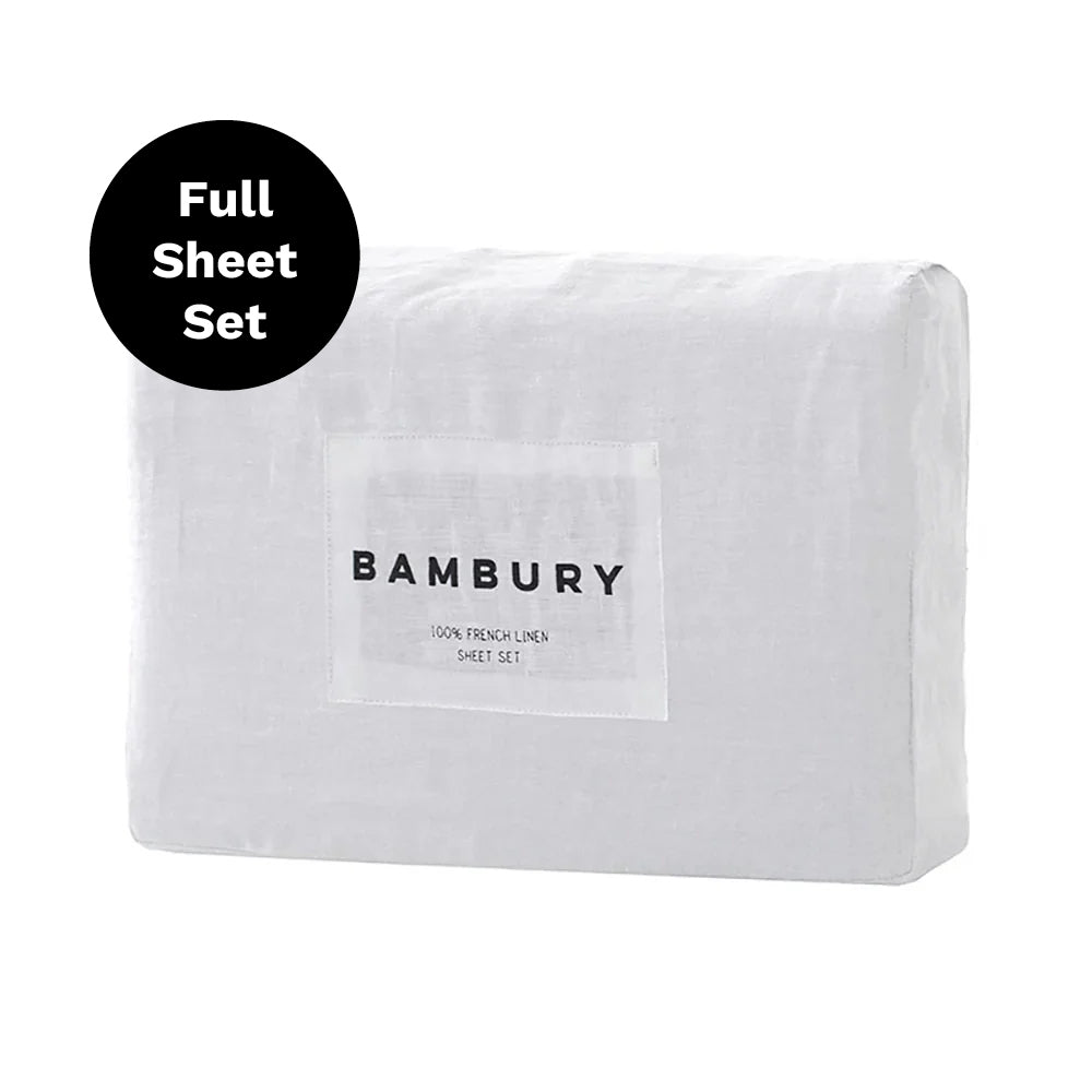 French Flax Linen Sheet Set