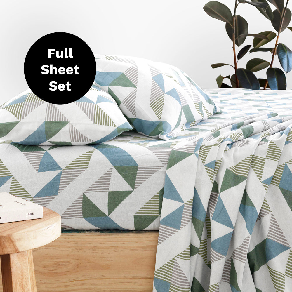Onslow Flannelette Sheet Set