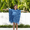 Cocos Kids Poncho - Cobalt