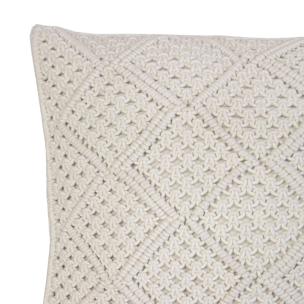 Anka Square Cushion - Ivory