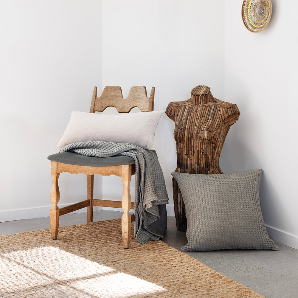 Endor Square Cushion - Sage