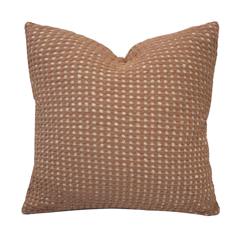 Endor Square Cushion - Terracotta
