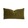 Velvet Rectangle Cushion - Olive