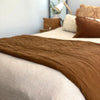 French Flax Linen Quilted Coverlet