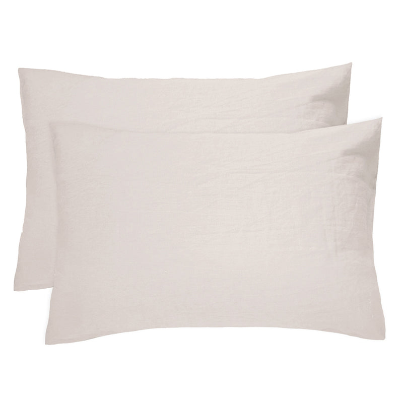 French Flax Linen Pillowcase Pairs