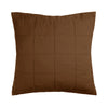 French Flax Linen Quilted Euro Sham