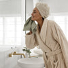 Bambury's Matrix Microfibre Hair Wrap in Neutral Stone