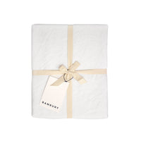 Linen Round Tablecloth 228cm Ivory